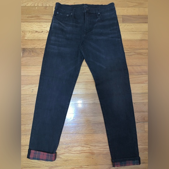 Ralph Lauren Other - Polo Ralph Lauren Plaid No. 20 Sullivan Slim Black Jeans 32x31